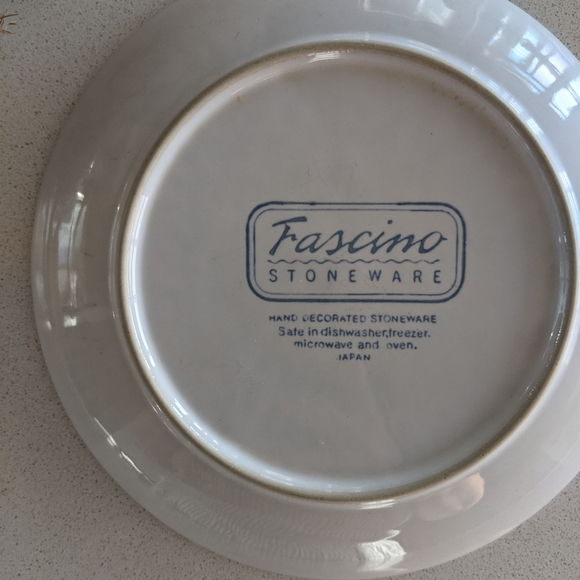 Vintage 1980s Floral Hand Decorated Dessert Plate - Picture 3 of 5